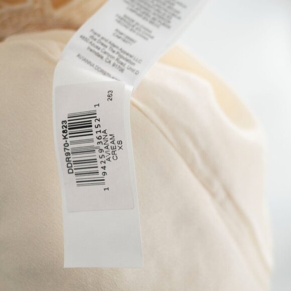 Dress the Population  Avianna Rose Lace Dress | Cream | XS | NWT - Picture 12 of 15